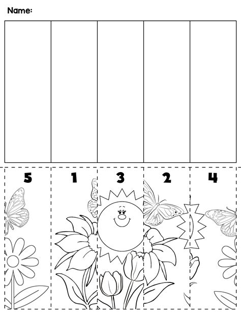 flower preschool cutting worksheets coloring style worksheets