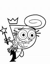 Coloring Pages Cartoon Fairly Wanda Oddparents Odd Parents Cosmo Printable Color Character Kids Fairy Nickelodeon Print Tv Series Sheets Popular sketch template