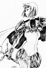 Claymore Clare Deviantart Manga sketch template