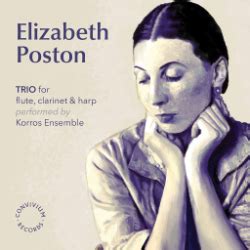 elizabeth poston trio  flute clarinet  harp convivium records