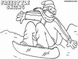 Coloring Pages Winter Sport sketch template