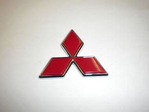 genuine mitsubishi oem emblem badge galant triple diamond front