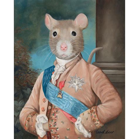rat  costume canvas prints sir walter ratleigh rat pet novelty
