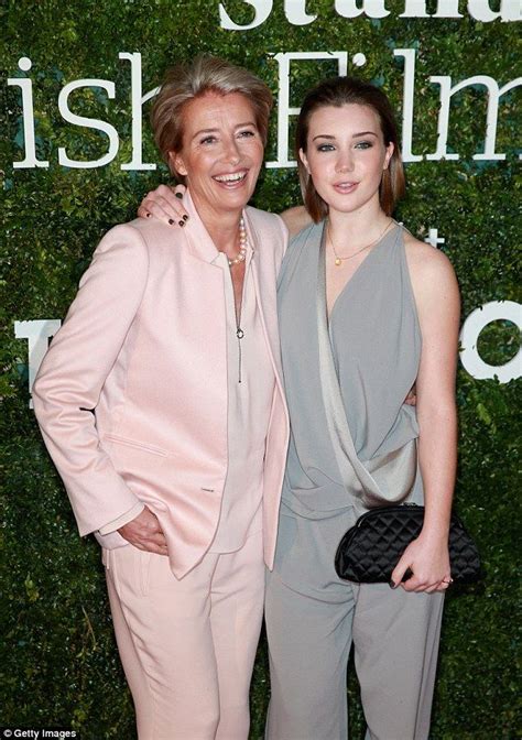 emma thompson gets a run for her money by fashionable daughter gaia