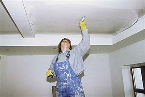 Подготовка потолка к покраске потолка водоэмульсионной