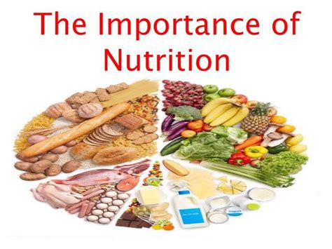 major importance  nutrition public health