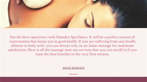 perfect weekend    asian massage   powerpoint