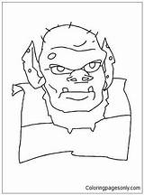 Coloring Ogre Face Pages Z31 Monster Color Online Halloween Designlooter Print Odd Dr Hellokids 2021 sketch template