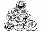 Pumpkins Coloriage Emotions Citrouille Kolorowanki Citrouilles Silly Dynie Sheets Plusieurs Kolorowanka sketch template