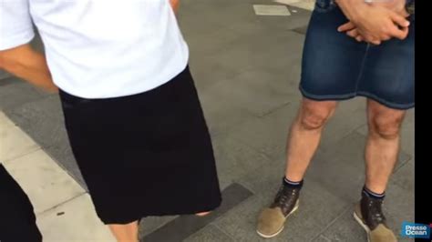 Why Men Who Can T Wear Shorts Are Wearing Skirts Instead Bbc News