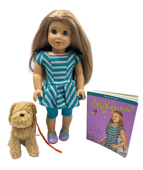 American Girl Doll Of The Year 2012 Mckenna 18” Doll Exc Condition W