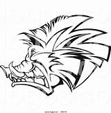 Razorback Logo Boar Angry Vector Royalty Drawing Clipart Getdrawings Mad Graphics Logos Head sketch template