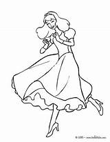 Princess Coloring Pages Dancing Color Online Hellokids Print Choose Board Style Girls sketch template