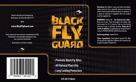 black fly guard resolutions llc package insert