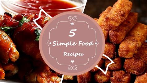 simple food recipes youtube