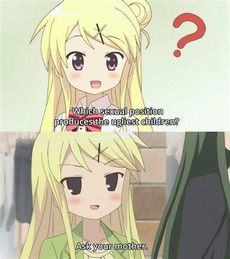 Destroyed In Seconds Kin Iro Mosaic Kinmoza Anime Funny Anime