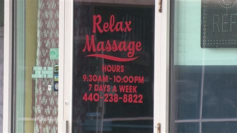 northern ohio massage parlors raided  commercial sex investigation