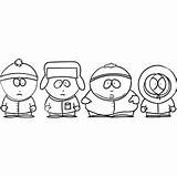 Cartoon Coloring Pages South Park Color Printable Kids Print Sheets Mighty Magis Words Toddler Will Cat Larva sketch template