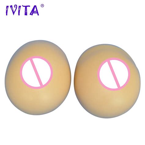Ivita 3600g Realistic Artificial Breasts Fake Boobs Silicone Breast