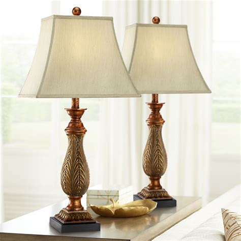 regency hill traditional table lamps set    table top dimmers