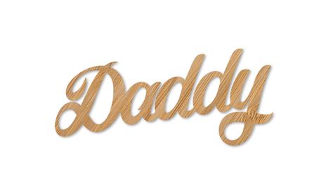 Silhouette Text Daddy Return To Sender