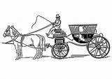 Coloring Carriage sketch template