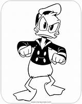 Ducktales Coloring Duck Pages Donald Disneyclips sketch template