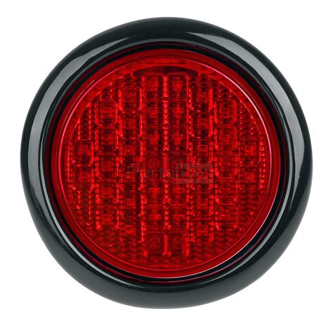 red  led  truck trailer light rubber mount stopturntail light lamp ebay
