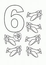 Number Coloring Pages Kids Sheets Counting Numbers Printables Printable Color Worksheets Wuppsy Colour Print Getcolorings Choose Board sketch template