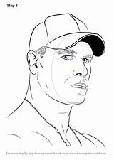 John Wrestlers Drawingtutorials101 sketch template