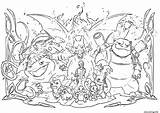 Coloriage Evolution Pokemon Evolutions Eevee sketch template