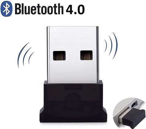 bolcom mini bluetooth adapter usb dongle plug play bluetooth  usb stick zwart
