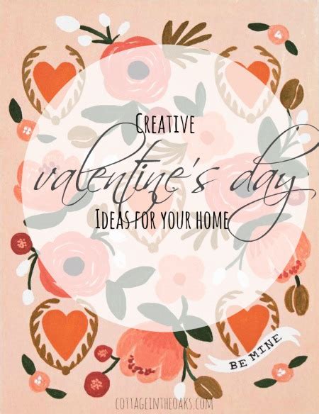 creative valentines day ideas cottage   oaks