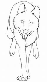 Coloring Wolf Pages Anime Wolves Drawings Drawing Cute Animal Sheets Running Animated Furry Printable Lineart Run Fox Printables Animals Books sketch template