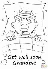 Coloring Well Soon Grandpa Pages Feel Better Hope Printable Color Getcolorings Colorings Print Awesome Getdrawings Drawing Paper sketch template