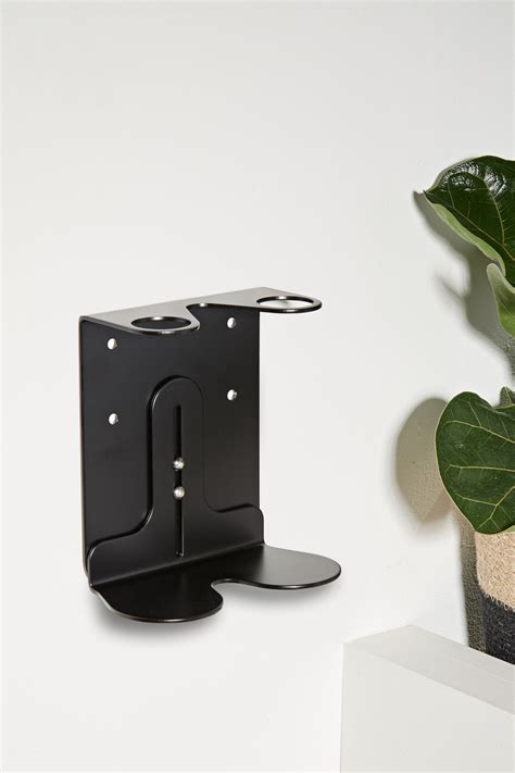 black double wall mounted soap dispenser holder holder  etsy