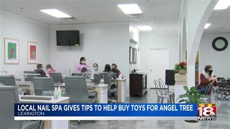 local nail spa donates part  tips  charity