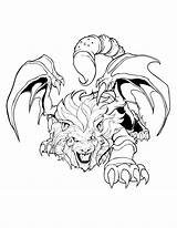 Manticore Coloring 776px 25kb Drawings sketch template