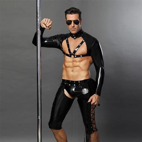 Men Sexy Costumes Hot Erotic Sexy Police Officer Cosplay Costume Fancy