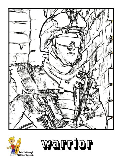 mighty military coloring page yescoloring  army