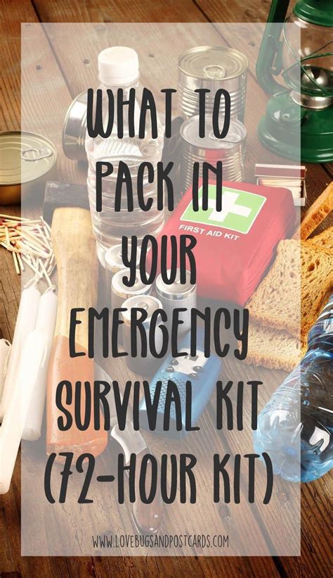 emergency kit checklist printable  hour kit    pack   emergency survival kit