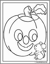 Halloween Coloring Printable Pages Pumpkin Mouse Sheet Pdf Cat Colorwithfuzzy sketch template