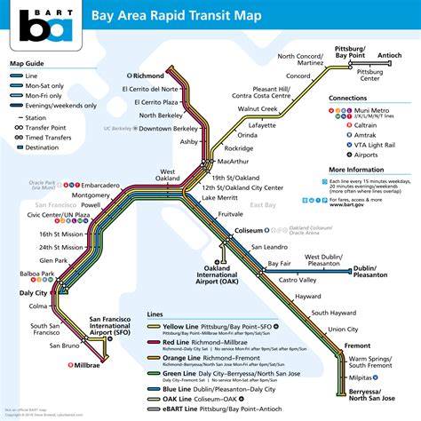 bay area rapid transit transit maps posterscalurbanist printable bart map printable maps