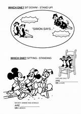 Stand Down Sit Standing Chair Para Colorear Sitting Bench Coloring Mickey Minnie Dale Chip Pages Páginas Originales sketch template