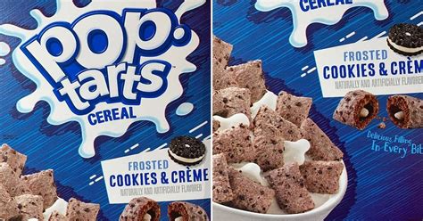 pop tarts cereal frosted cookies and creme popsugar food