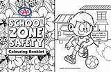 Safety Zone School Caa Colouring Spring Booklet sketch template