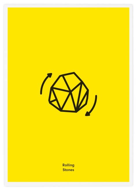 Minimalist Icon Posters Of Famous Rock Bands