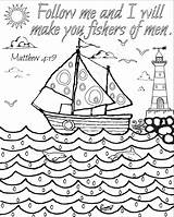 Ocean Matthew Verses Instant sketch template