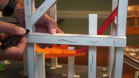 paper roller coaster template