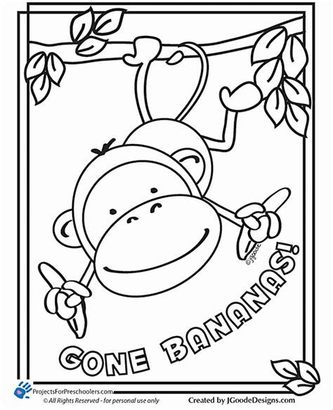 sock monkey coloring page coloring home